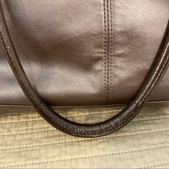 Coach - Park Carryall Leather Satchel Handbag or Shoulder Bag - Picture 11 of 12